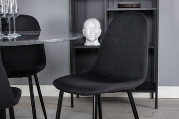 Admira Matbord 106 cm Runt Marmor med 4 Polar Matstol - Möbler - Matplats - Matgrupp & matbord med stolar