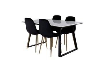 Admira Matgrupp 140 cm + 4 Pontus Matstolar - Möbler - Matplats - Matgrupp & matbord med stolar