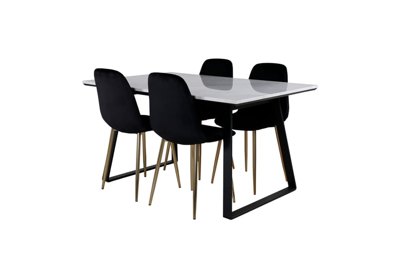 Admira Matgrupp 140 cm + 4 Pontus Matstolar - Möbler - Matplats - Matgrupp & matbord med stolar