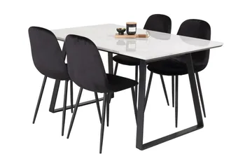Admira Matgrupp med 4 Pontus Köksstol - Möbler - Matplats - Matgrupp & matbord med stolar