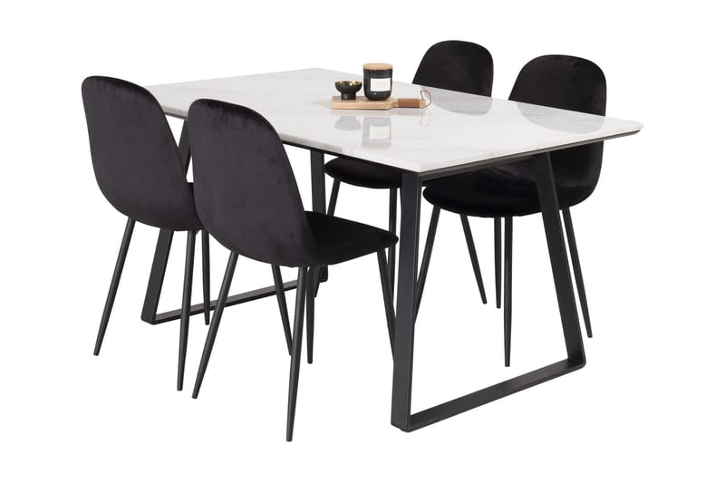 Admira Matgrupp med 4 Pontus Köksstol - Möbler - Matplats - Matgrupp & matbord med stolar