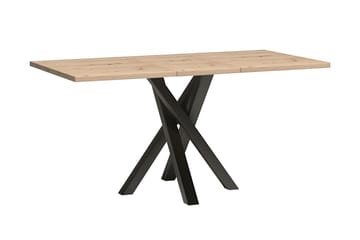 Aldbrough Möbeset för Matplats Vit LED - Trä/Svart - Möbler - Matplats - Möbelset för kök & matplats