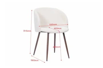 Alma Matgrupp 220 cm rektangulärt med 6 Greya Mastolar - Valnöt - Möbler - Matplats - Matgrupp & matbord med stolar