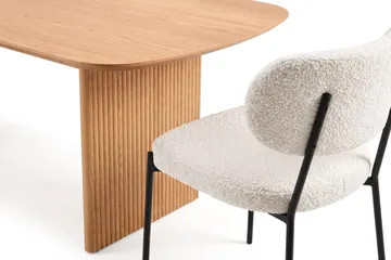 Alma Matgrupp rektangulärt 220 cm Ek med 6 Gemmiano Matstolar - Ek - Möbler - Matplats - Matgrupp & matbord med stolar