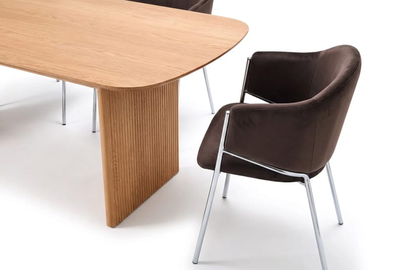 Alma Matgrupp rektangulärt 220 cm med 6 Filip Matstolar - Ek - Möbler - Matplats - Matgrupp & matbord med stolar