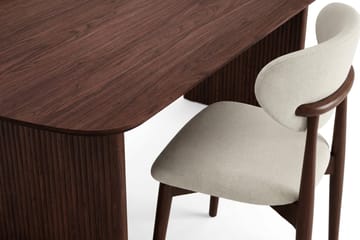 Alma Matgrupp rektangulärt 220 cm Valnöt med 6 Molly Matstolar - Valnöt - Möbler - Matplats - Matgrupp & matbord med stolar