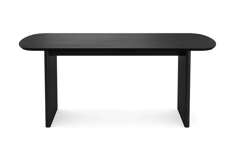 Alma rektangulärt Matbord 180x90 cm Fanér - Svart - Möbler - Matplats - Matbord & köksbord