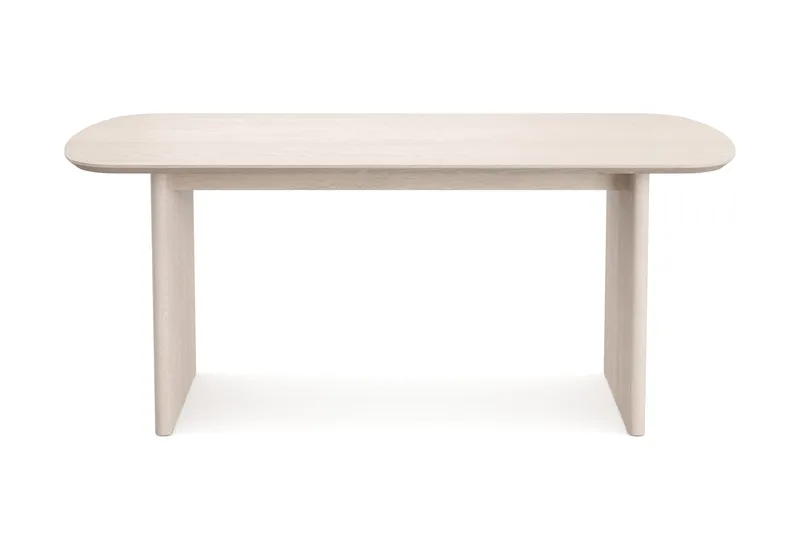 Alma rektangulärt Matbord 180x90 cm Fanér - Vitlaserat - Möbler - Matplats - Matbord & köksbord