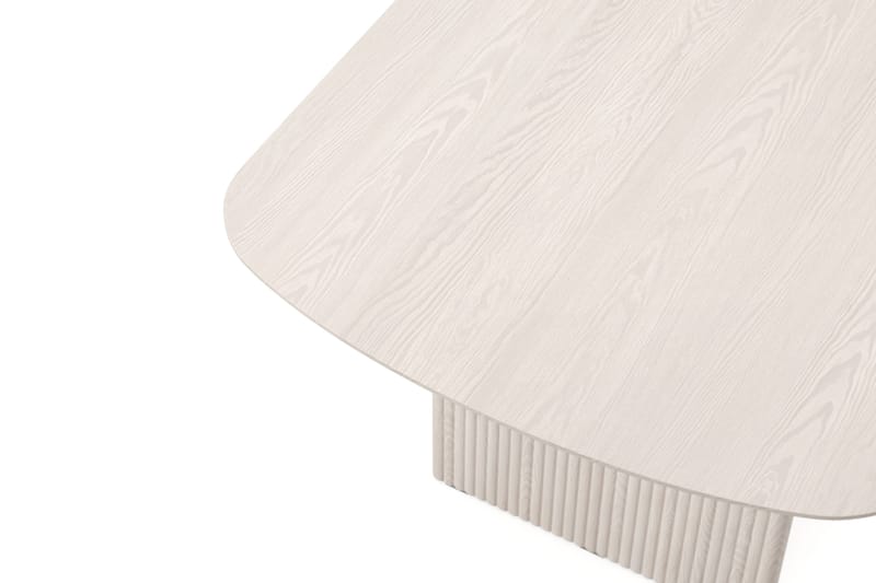 Alma rektangulärt Matbord 220x100 cm Fanér - Vitlaserat - Möbler - Matplats - Matbord & köksbord