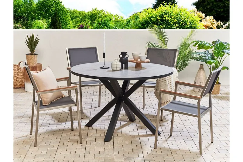 Altona Matbord 120 cm - Svart/Grå - Möbler - Matplats - Matbord & köksbord