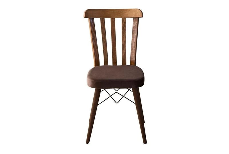 Alvryn Matgrupp Bord 130 cm + 4 Stolar - Brun - Möbler - Matplats - Matgrupp & matbord med stolar