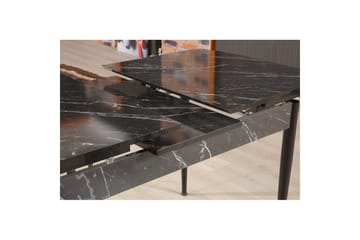 Amerbach Matbord 132 cm Rektangulär - Svart/Vit - Möbler - Matplats - Matbord & köksbord
