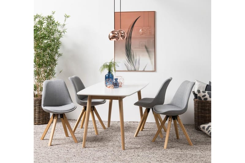 Andros Matstol & köksstol med träben - Grå - Möbler - Matplats - Matstol & köksstol