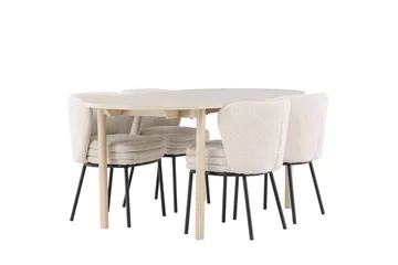 Andy Matbord 180x90 cm med 4 Agnes Matstol - Möbler - Matplats - Matgrupp & matbord med stolar