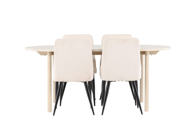 Andy Matbord 180x90 cm med 4 Leone Matstol - Möbler - Matplats - Matgrupp & matbord med stolar