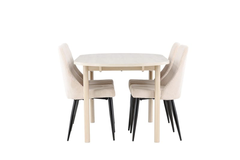 Andy Matbord 180x90 cm med 4 Leone Matstol - Möbler - Matplats - Matgrupp & matbord med stolar