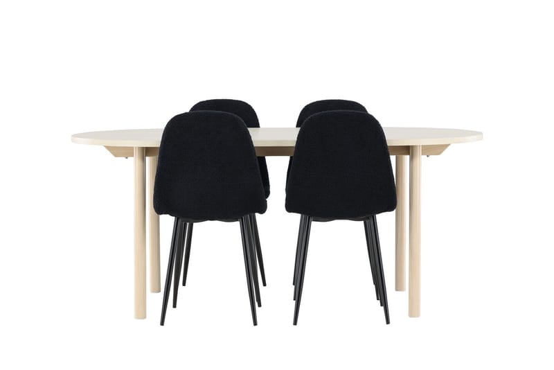 Andy Matbord 180x90 cm med 4 Polar Matstol - Möbler - Matplats - Matgrupp & matbord med stolar