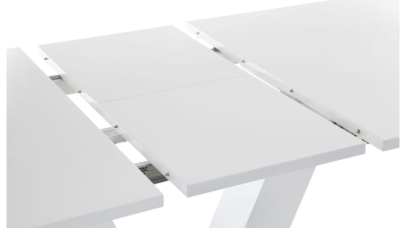 Andy Utdragbart Rektangulärt Matbord 140 cm i Trä - Vit - Möbler - Matplats - Matbord & köksbord