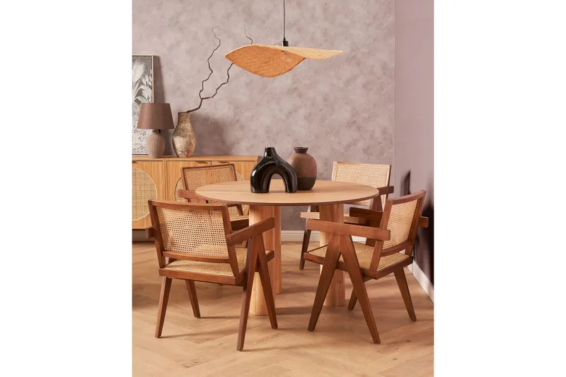 Appelle Matbord 120 cm Rund - Ljusbrun - Möbler - Matplats - Matbord & köksbord