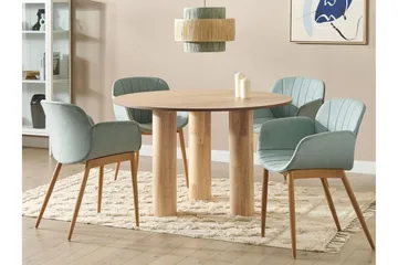 Appelle Runt Matbord 120 cm i Trä med Askutseende - Brun - Möbler - Matplats - Matbord & köksbord