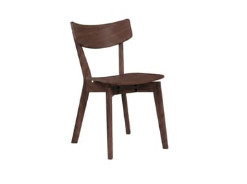 Arvo Matgrupp runt 120 cm Valnöt med 4 Amelia Matstolar - Valnöt - Möbler - Matplats - Matgrupp & matbord med stolar