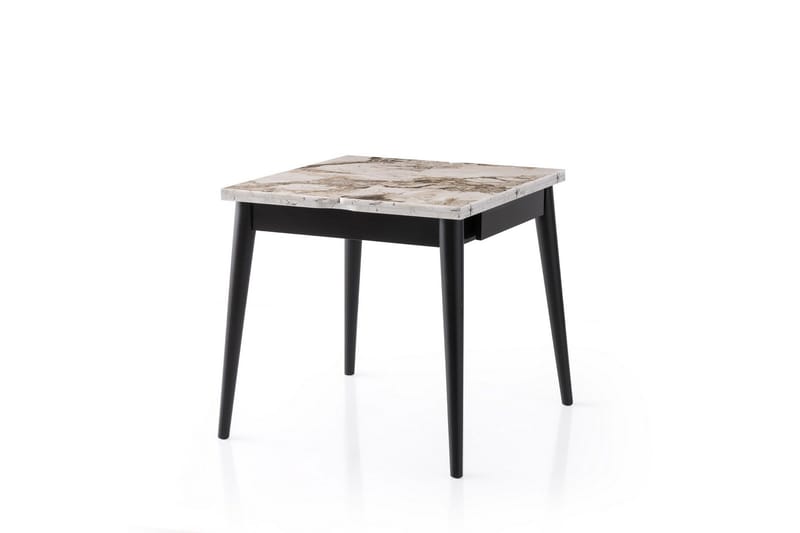 Asillo Matbord 80 cm Kvadratisk - Vit marmor - Möbler - Matplats - Matbord & köksbord