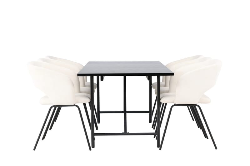 Astrid Matbord 90 cm med 6 Day Matstol - Möbler - Matplats - Matgrupp & matbord med stolar