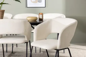 Astrid Matbord 90 cm med 6 Day Matstol - Möbler - Matplats - Matgrupp & matbord med stolar