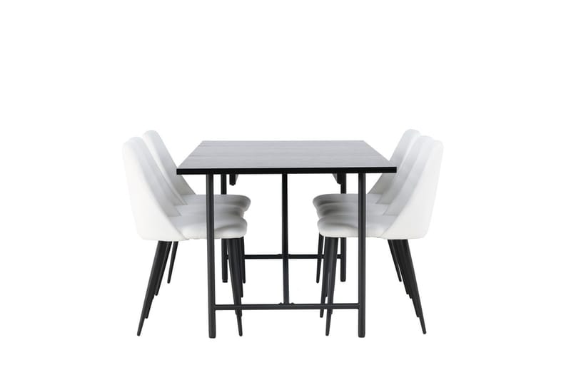 Astrid Matbord 90 cm med 6 Night Matstol - Möbler - Matplats - Matgrupp & matbord med stolar