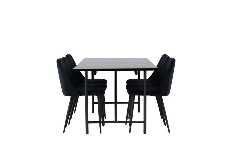 Astrid Matbord 90 cm med 6 Night Matstol - Möbler - Matplats - Matgrupp & matbord med stolar