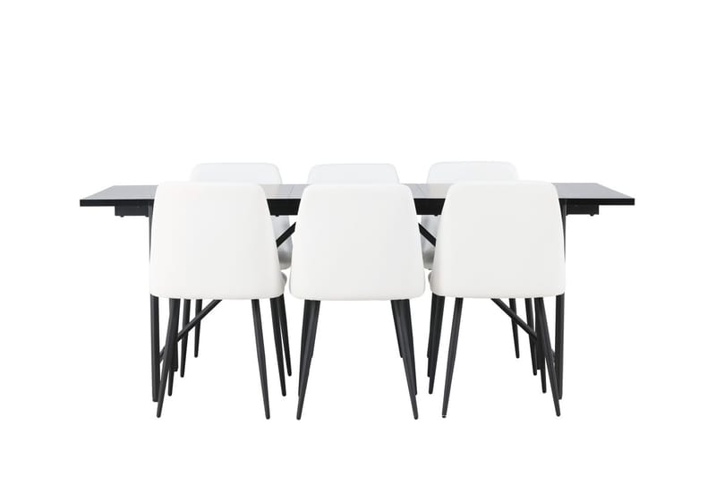 Astrid Matbord 90 cm med 6 Night Matstol - Möbler - Matplats - Matgrupp & matbord med stolar