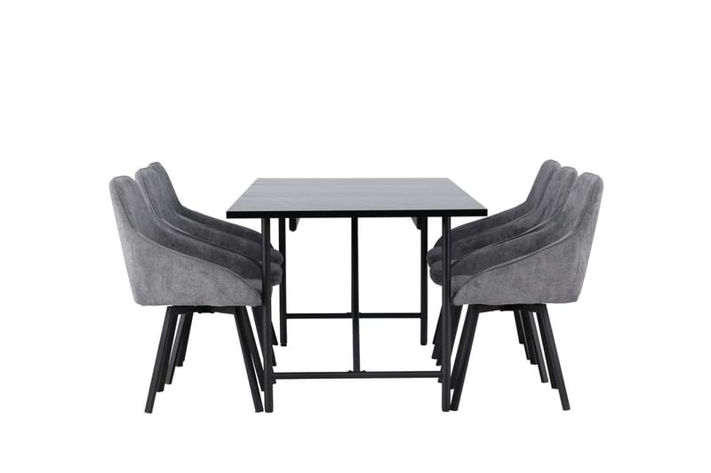 Astrid Matbord 90 cm med 6 Rosie Matstol - Möbler - Matplats - Matgrupp & matbord med stolar