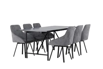 Astrid Matbord 90 cm med 6 Rosie Matstol - Möbler - Matplats - Matgrupp & matbord med stolar