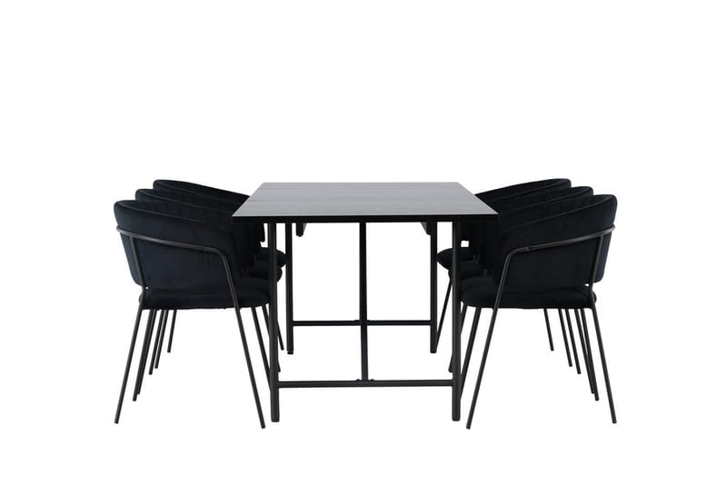Astrid Matbord 90 cm med 6 Selma Matstol - Möbler - Matplats - Matgrupp & matbord med stolar