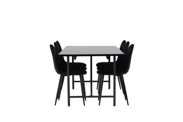 Astrid Matbord 90 cm med 6 Polar Köksstol - Möbler - Matplats - Matgrupp & matbord med stolar