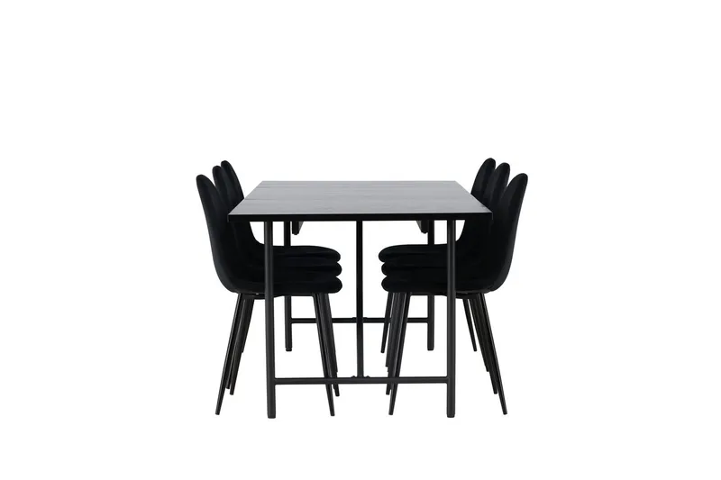 Astrid Matbord 90 cm med 6 Polar Köksstol - Möbler - Matplats - Matgrupp & matbord med stolar