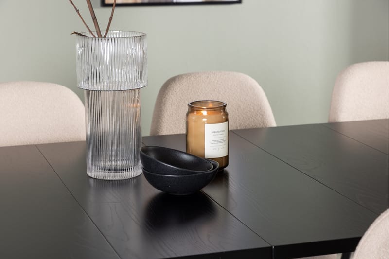 Astrid Matgrupp 200 cm Rektangulär med 6 Polar stolar - Beige - Möbler - Matplats - Matgrupp & matbord med stolar