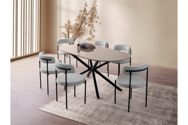 Aura Matbord 180 cm Rektangulär - Brun - Möbler - Matplats - Matbord & köksbord