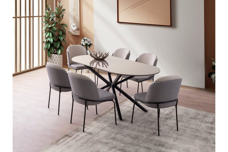 Aura Matbord 180 cm Rektangulär - Brun - Möbler - Matplats - Matbord & köksbord