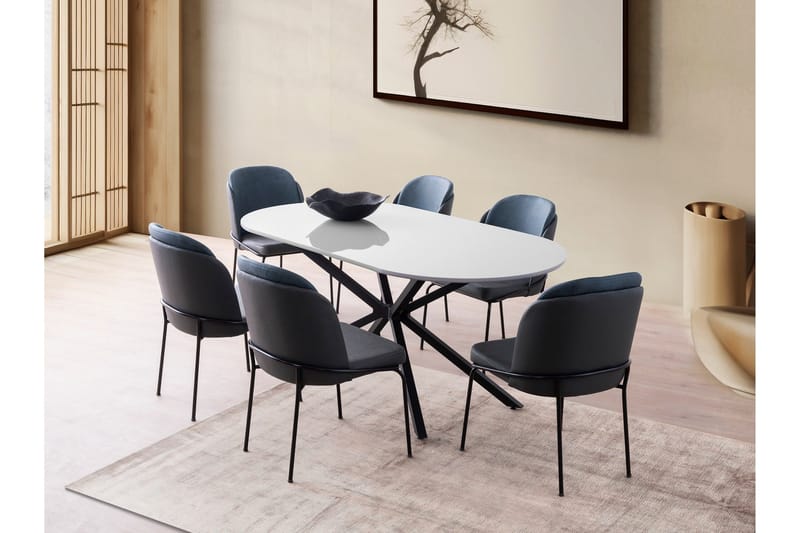 Aura Matbord 180 cm Rektangulär - Ljusgrå - Möbler - Matplats - Matbord & köksbord