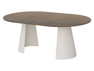 Aurion Matbord Rund Förlängningsbart 100-176 cm - svart marmor och koppar - Möbler - Matplats - Matbord & köksbord