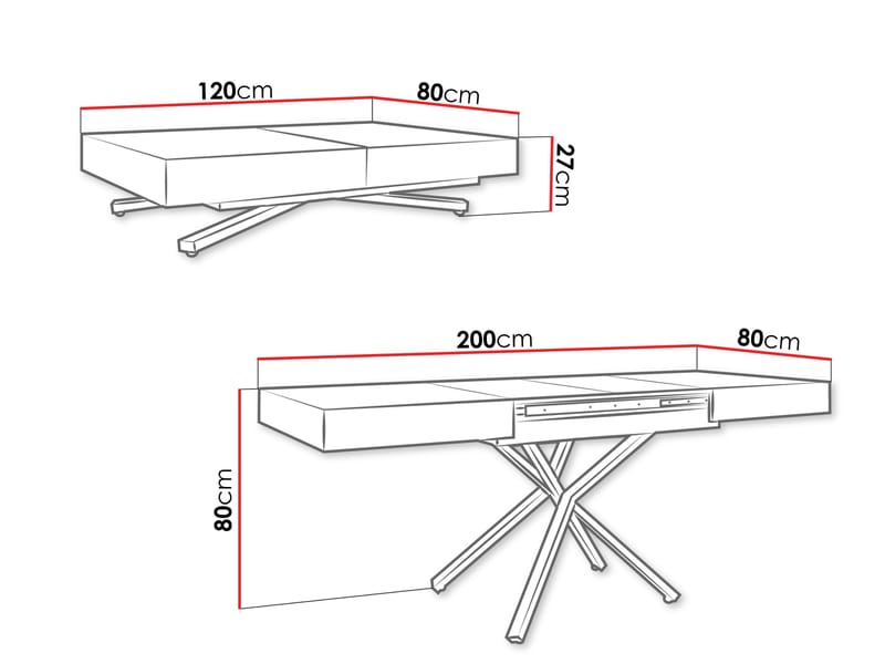 Avendi Soffbord 120 cm - Guld, svart marmor - Möbler - Vardagsrum - Soffbord & vardagsrumsbord - Soffbord