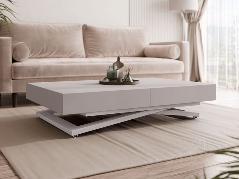 Avendi Soffbord 120 cm - Silver, beige - Möbler - Vardagsrum - Soffbord & vardagsrumsbord - Soffbord