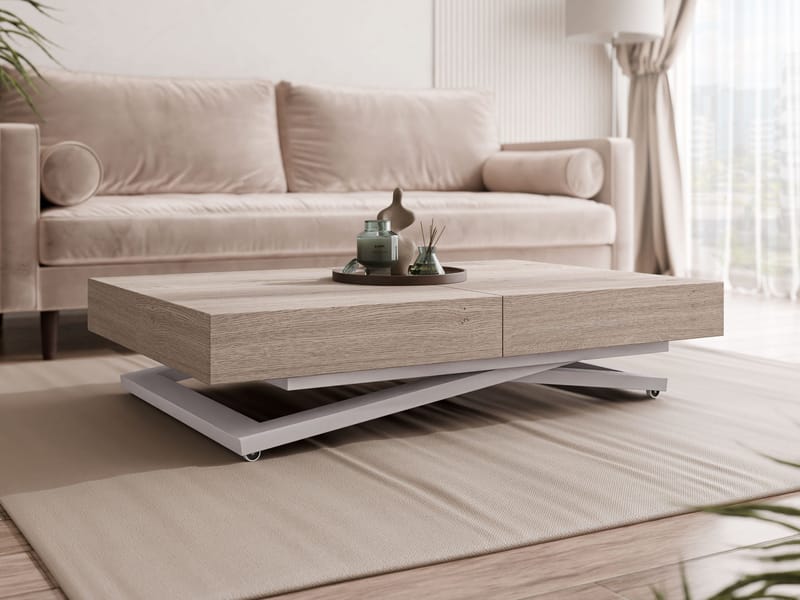 Avendi Soffbord 120 cm - Silver, ljusbrun - Möbler - Vardagsrum - Soffbord & vardagsrumsbord - Soffbord