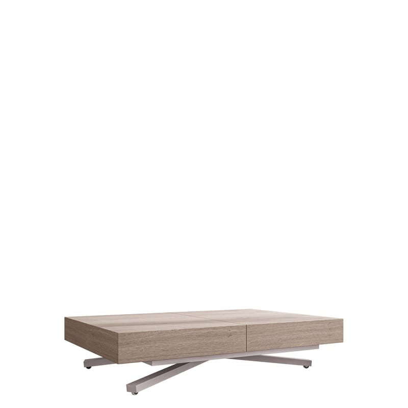 Avendi Soffbord 120 cm, Silver, ljusbrun