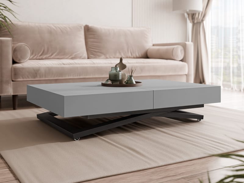 Avendi Soffbord 120 cm - Svart, grå - Möbler - Vardagsrum - Soffbord & vardagsrumsbord - Soffbord