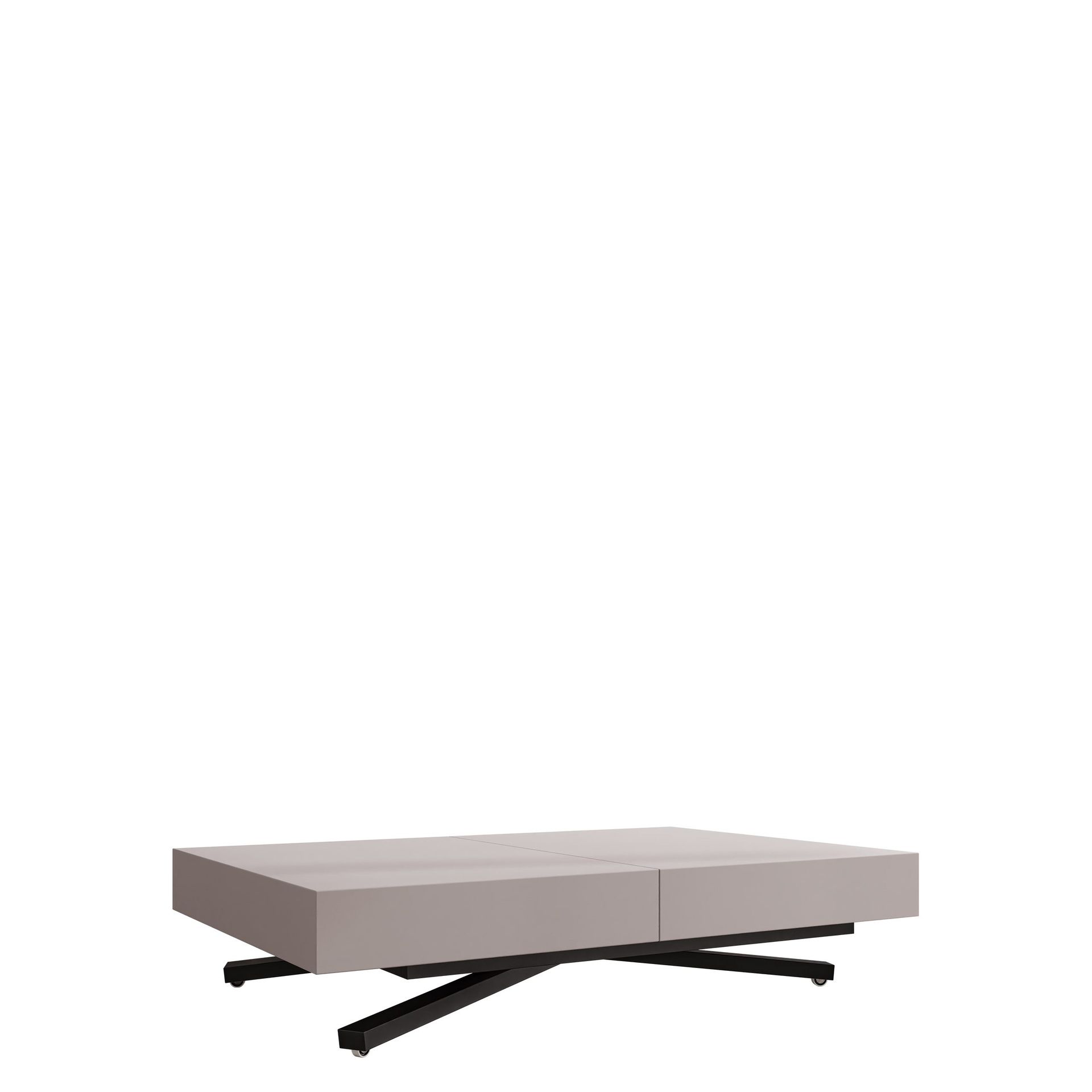 Avendi Soffbord f&ouml;rl&auml;ngningsbart 200 cm - svart, beige