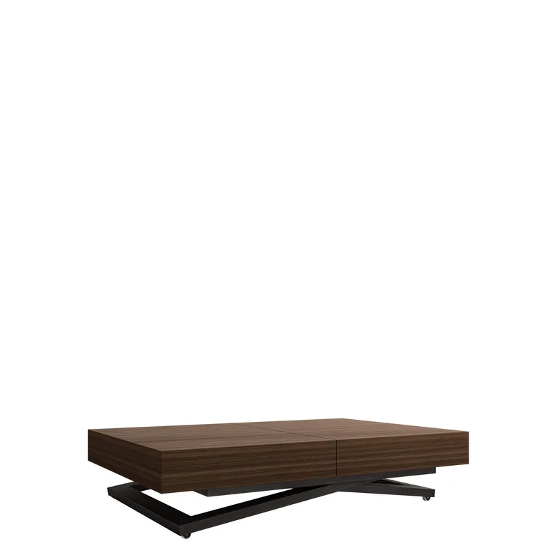 Avendi Soffbord förlängningsbart 200 cm, svart, brun