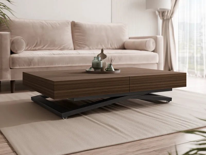 Avendi Soffbord förlängningsbart 200 cm - svart, brun - Möbler - Vardagsrum - Soffbord & vardagsrumsbord - Soffbord