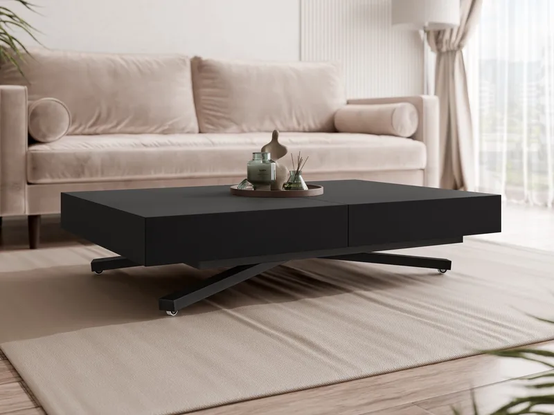 Avendi Soffbord förlängningsbart 200 cm - svart - Möbler - Vardagsrum - Soffbord & vardagsrumsbord - Soffbord